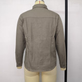 Long Sleeve Mid-Length Denim Shirt GZHY-GD0905