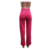 Fashion Double-breasted Flared Pants SH-20066