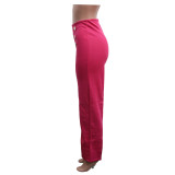 Fashion Double-breasted Flared Pants SH-20066