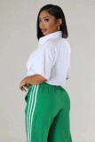 Fashion Short Sleeve Ultra-short Shirt BS-1365