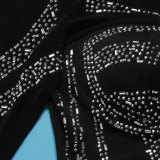 Long Sleeve Hot Drill Slim Mini Dress NY-3192
