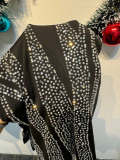 Long Sleeve Hot Drill Slim Mini Dress NY-3192