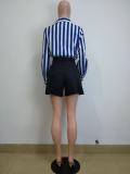 Solid Color Casual High Waist Short QODY-6041
