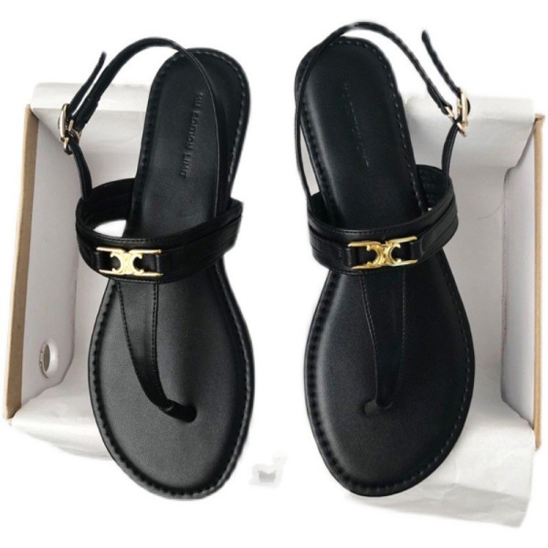 Clip Toe Flat Roman Fashion Sandals GDLW-313-9