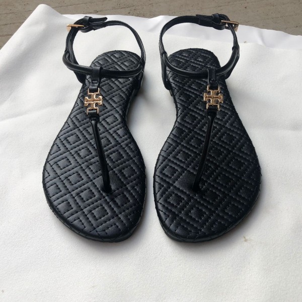 Herringbone Clip-On Soft Sole Roman Shoes GDLW-313