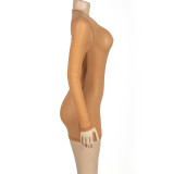Mesh Long Sleeve Mini Dress GAXB-A245DS