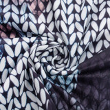 Long Sleeve Print O Neck Pants Two Piece Set GAXB-A412ST