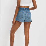 Fashion High Waist Denim Short GKNF-TS-A397
