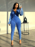 Sexy Deep V Neck Tight Jumpsuit CH-HR24102
