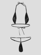 Stamped Gold Sexy Three-Point Swimsuit Set DYSC-DY23A734YYB071713