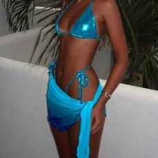 Sexy Solid Color Swimwear Bikinis 3 Piece Sets DYSC-DY24A1329YYB030713