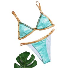Beaded Adjustable Strap Two Piece Swimsuit DYSC-DY24A1204YYB013013