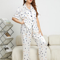 Plus Size Sexy Printed Loungewear Pajamas Set GDNL-H95219
