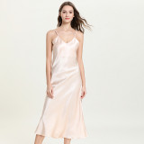 Halter Dress V-Neck Sexy Long Pajamas GDNL-5020B