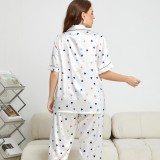 Plus Size Sexy Printed Loungewear Pajamas Set GDNL-H95219