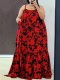 Plus Size Summer Holiday Sling Dress GWSF-215063342