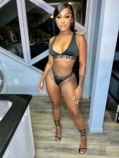 Printed Swimwear Two Piece Set LSL-0027