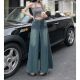 Vintage Wide Leg Loose Flared Jeans XCFF-1189