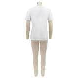 Print Short Sleeve T Shirt HNIF-2402