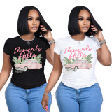 Print Short Sleeve T Shirt HNIF-2402