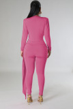 Solid Deep V Neck Tight Jumpsuit SFY-2782