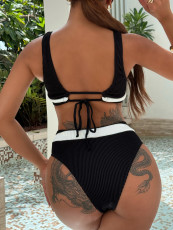 Sexy Color Block Two Piece Swimsuit CSYZ-830