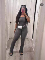 Solor Color Tight Tube Tops Jumpsuit GYZY-8918