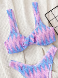 Tie Dye Print Two Piece Swimsuit CSYZ-820