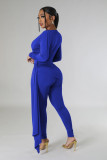 Solid Deep V Neck Tight Jumpsuit SFY-2782
