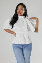 Solid Color Long Sleeve Slim Shirt SFY-TD2785