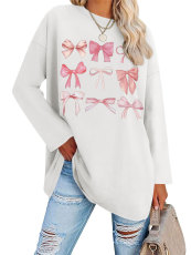 Loose Letter Print Drop Shoulder Sleeve T Shirt GSGS-2080