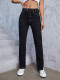 Caual Belt Split Fashion Jeans GZHY-70055