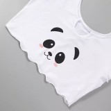 Fashion Print Tank Tops Shorts Loungewear Set GXMB-TL9811
