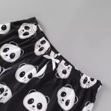 Fashion Print Tank Tops Shorts Loungewear Set GXMB-TL9811