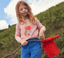 Kids Girl's Casual Long Sleeve Print T Shirt GASD-5384