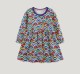 Kids Girl's Print Long Sleeve Fashion Dress GASD-1534