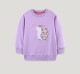 Kid Gril's Cartoon Embroidery Long Sleeve Sweatshirt GASD-8230