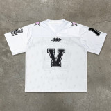 Men's Plus Size Loose V-neck Sports T-shirt GYCF-9245-1