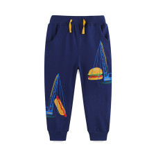 Kids Casual Print Loose Sweatpants GASD-3134