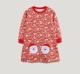 Kids Girl's Floral Print O Neck Loose Dress GASD-1539