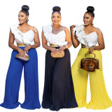Fashion Long Sleeve Sling Ruffles Jumpsuit CYA-901427