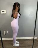 Solid Color Tight Sling Slim Jumpsuit GYZY-8925