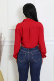 Solid Color Long Sleeve Shirt XHXF-969