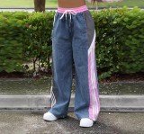 Side Stripe Color Block Sport Jeans GBGF-002