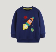 Kids Boys Rocket Print Sweatshirt GASD-8236
