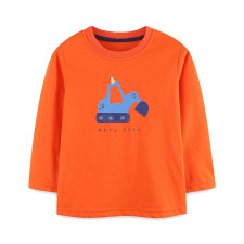 Kids Boys Solid Color Print T Shirt GASD-5402