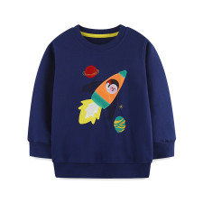Kids Boys Rocket Print Sweatshirt GASD-8236