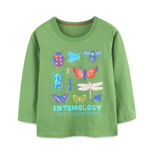Kids Boys Print Long Sleeve T Shirt GASD-5378