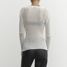Long Sleeve Round Neck Thin Knit Top GBLH-9853#