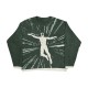 Loose Print Long Sleeve Sweater GBLH-98799#
